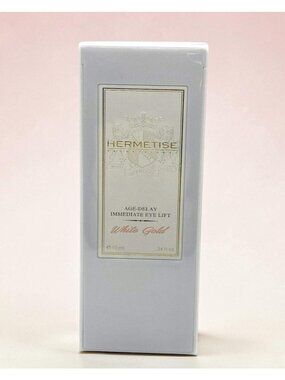 NEW Sealed Hermetise White Gold AGE DELAY Immediate Eye Lift Wrinkles filler